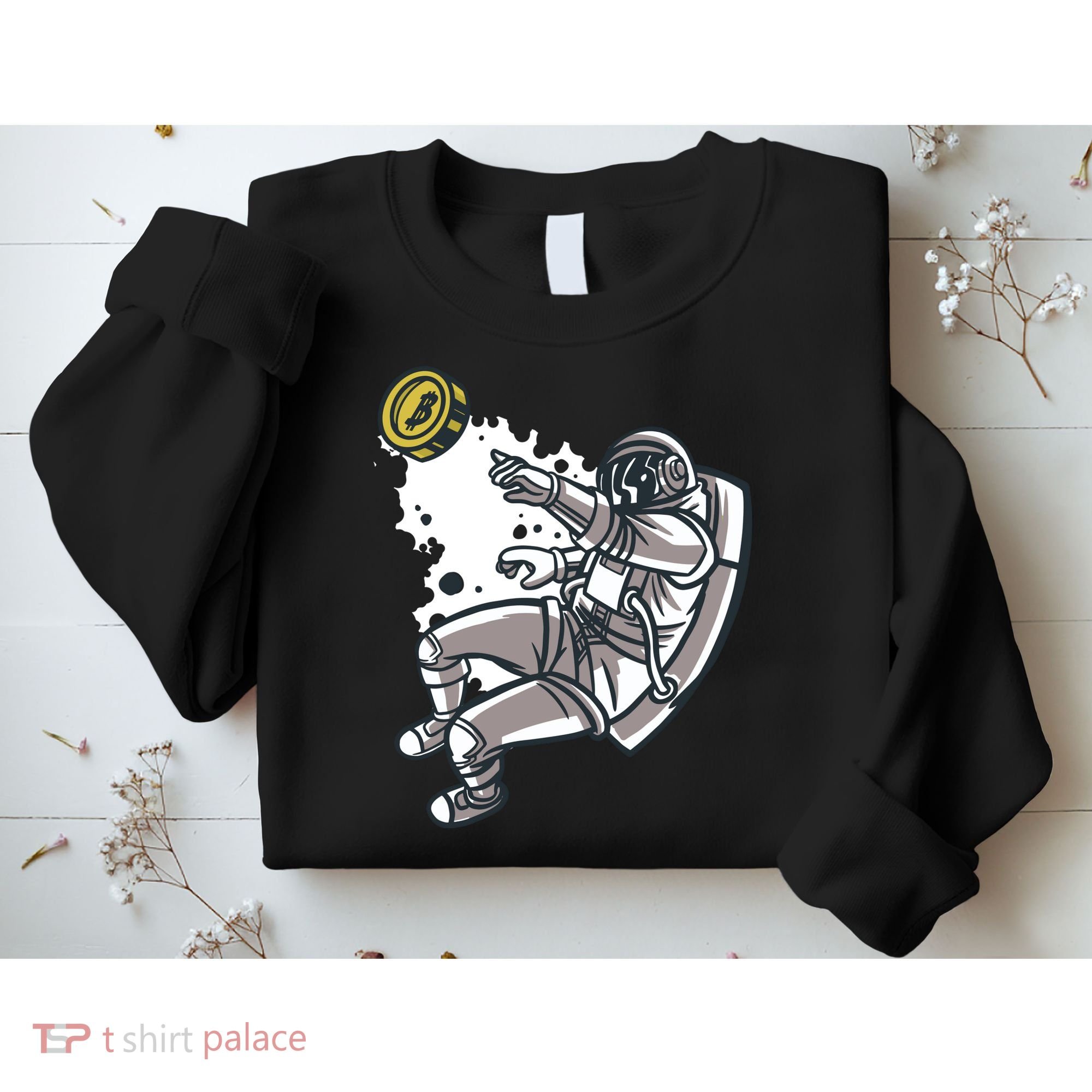 Bitcoin Astronaut In Space Sweatshirt