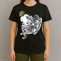 Bitcoin Astronaut In Space T-Shirt thumb 4