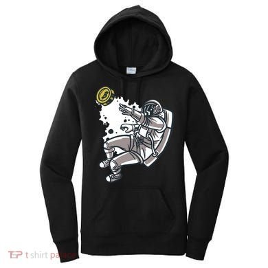 Bitcoin Astronaut In Space Women's Hoodie