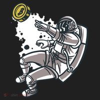 Bitcoin Astronaut In Space Tumbler thumb 3