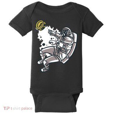 Bitcoin Astronaut In Space Baby Bodysuit