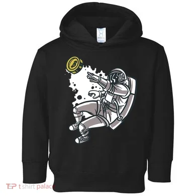 Bitcoin Astronaut In Space Toddler Hoodie