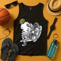 Bitcoin Astronaut In Space Tank Top thumb 4