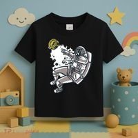 Bitcoin Astronaut In Space Toddler T-Shirt thumb 3