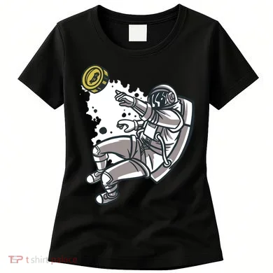 Bitcoin Astronaut In Space Women's T-Shirt