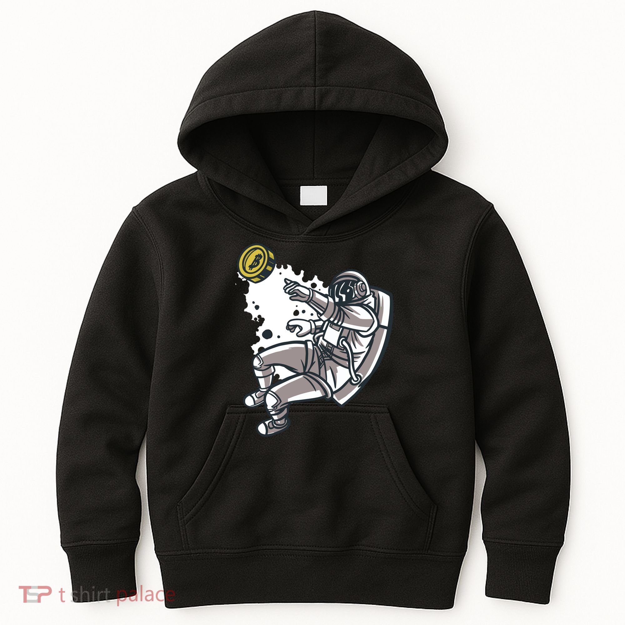 Bitcoin Astronaut In Space Kids Hoodie