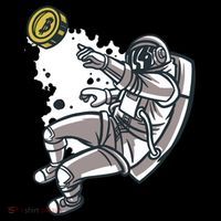 Bitcoin Astronaut In Space Kids Long Sleeve Shirt thumb 2