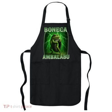 Boneca Ambalabu Italian Brainrot Frog Meme Apron