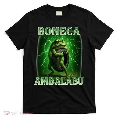 Boneca Ambalabu Italian Brainrot Frog Meme T-Shirt
