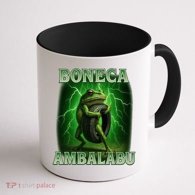 Boneca Ambalabu Italian Brainrot Frog Meme Coffee Mug back