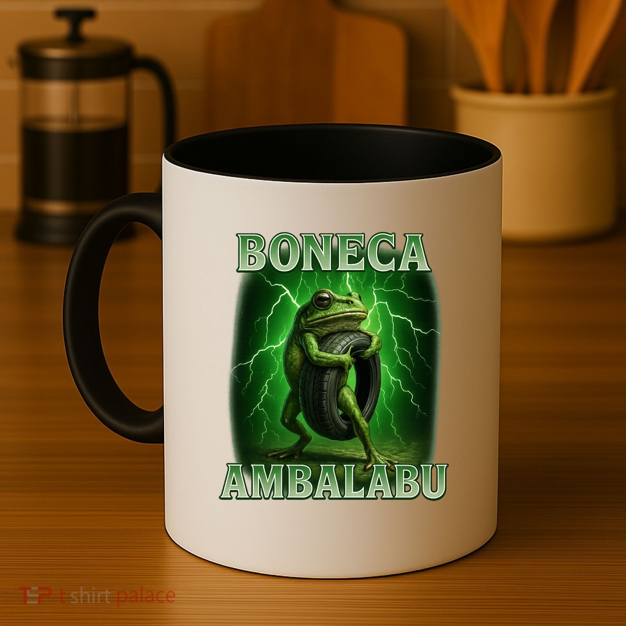 Boneca Ambalabu Italian Brainrot Frog Meme Coffee Mug