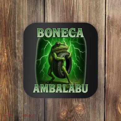 Boneca Ambalabu Italian Brainrot Frog Meme Coaster