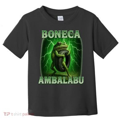 Boneca Ambalabu Italian Brainrot Frog Meme Toddler T-Shirt