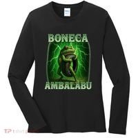 Boneca Ambalabu Italian Brainrot Frog Meme Women's Long Sleeve Shirt thumb 0