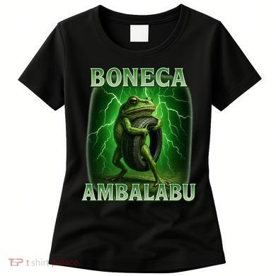 Boneca Ambalabu Italian Brainrot Frog Meme Women's T-Shirt