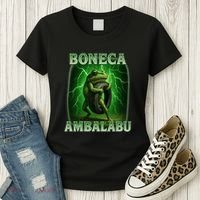 Boneca Ambalabu Italian Brainrot Frog Meme Women's T-Shirt thumb 3