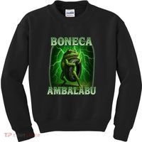 Boneca Ambalabu Italian Brainrot Frog Meme Kids Sweatshirt thumb 0