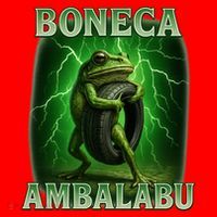 Boneca Ambalabu Italian Brainrot Frog Meme Santa Hat thumb 1