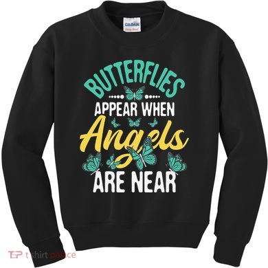 Butterflies Appear Insect Nature Butterfly Lover Monarch Kids Sweatshirt