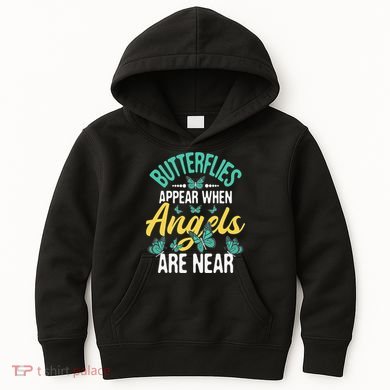 Butterflies Appear Insect Nature Butterfly Lover Monarch Kids Hoodie