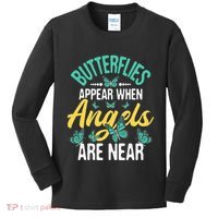 Butterflies Appear Insect Nature Butterfly Lover Monarch Kids Long Sleeve Shirt thumb 0