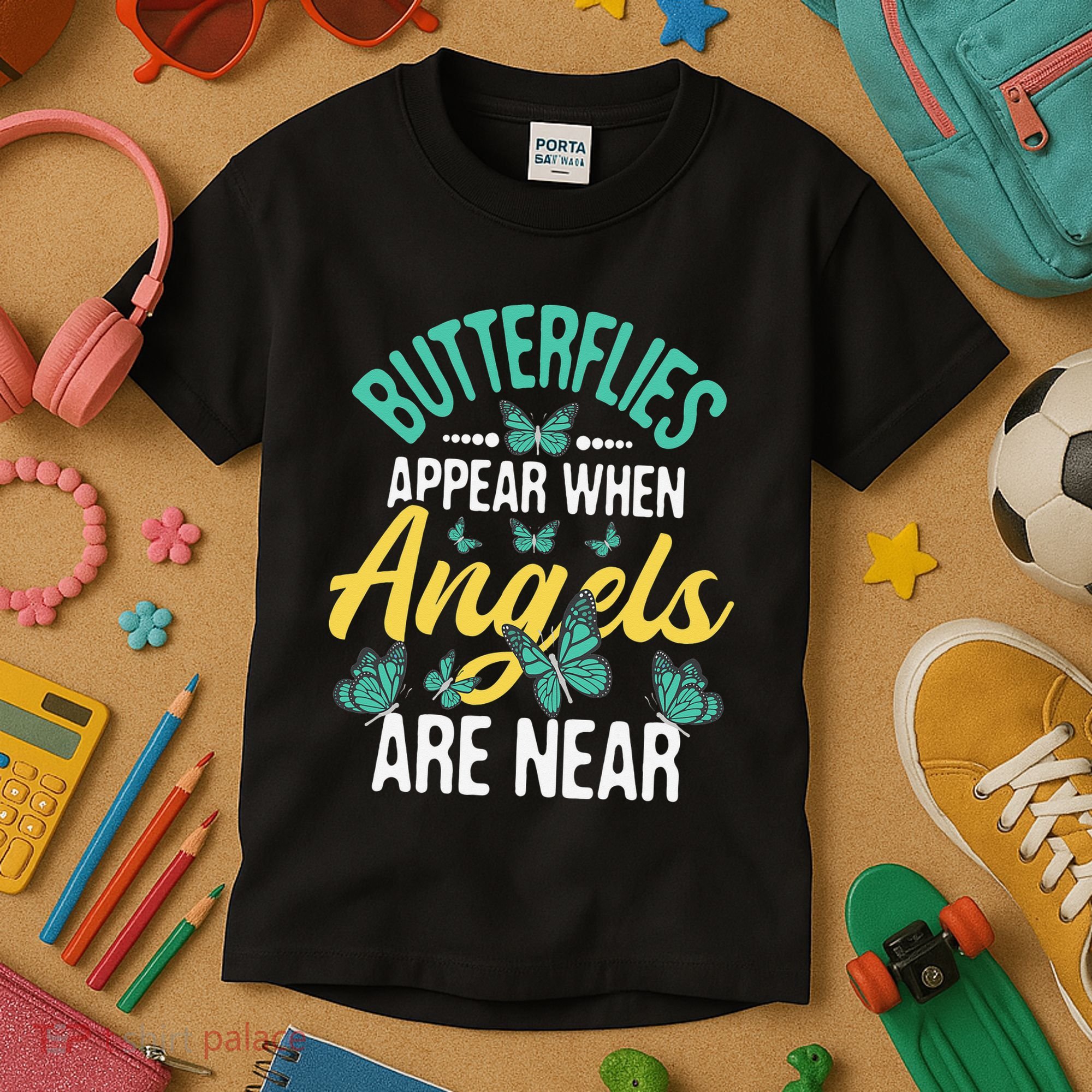 Butterflies Appear Insect Nature Butterfly Lover Monarch Kids T-Shirt