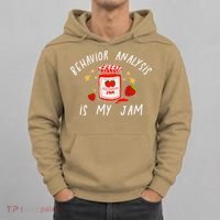 Behavior Analysis Is My Jam RBT ABA Therapist SPED Teacher Hoodie thumb 0