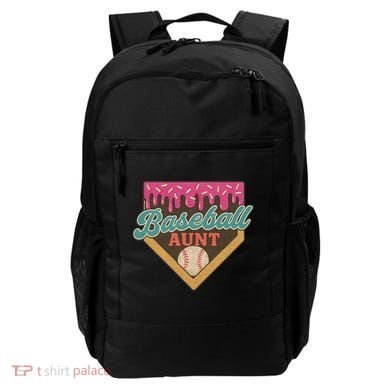 Baseball Aunt Ice Cream Drip Backpack