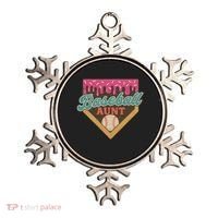 Baseball Aunt Ice Cream Drip Ornament thumb 0