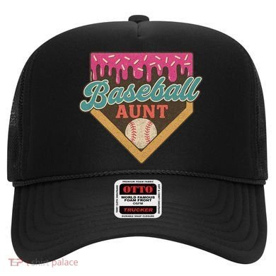 Baseball Aunt Ice Cream Drip Hat