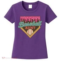 Baseball Aunt Ice Cream Drip Women's T-Shirt thumb 0
