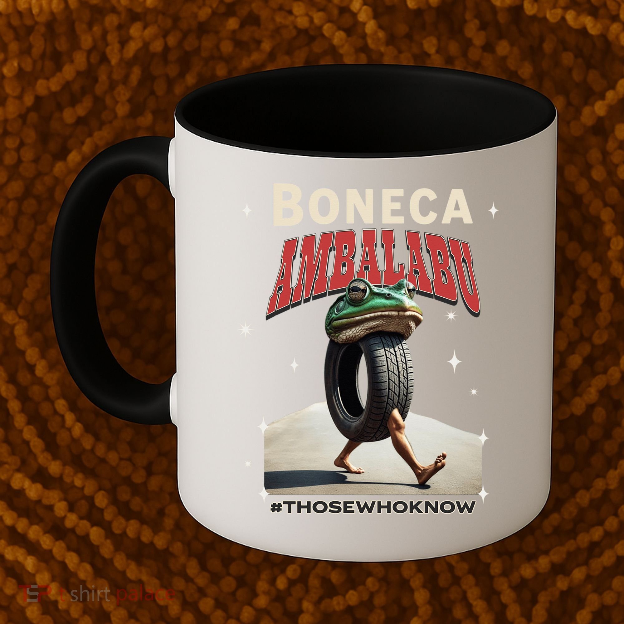 Boneca Ambalabu Italian Brainrot Meme Frog With Feet Bootleg Coffee Mug
