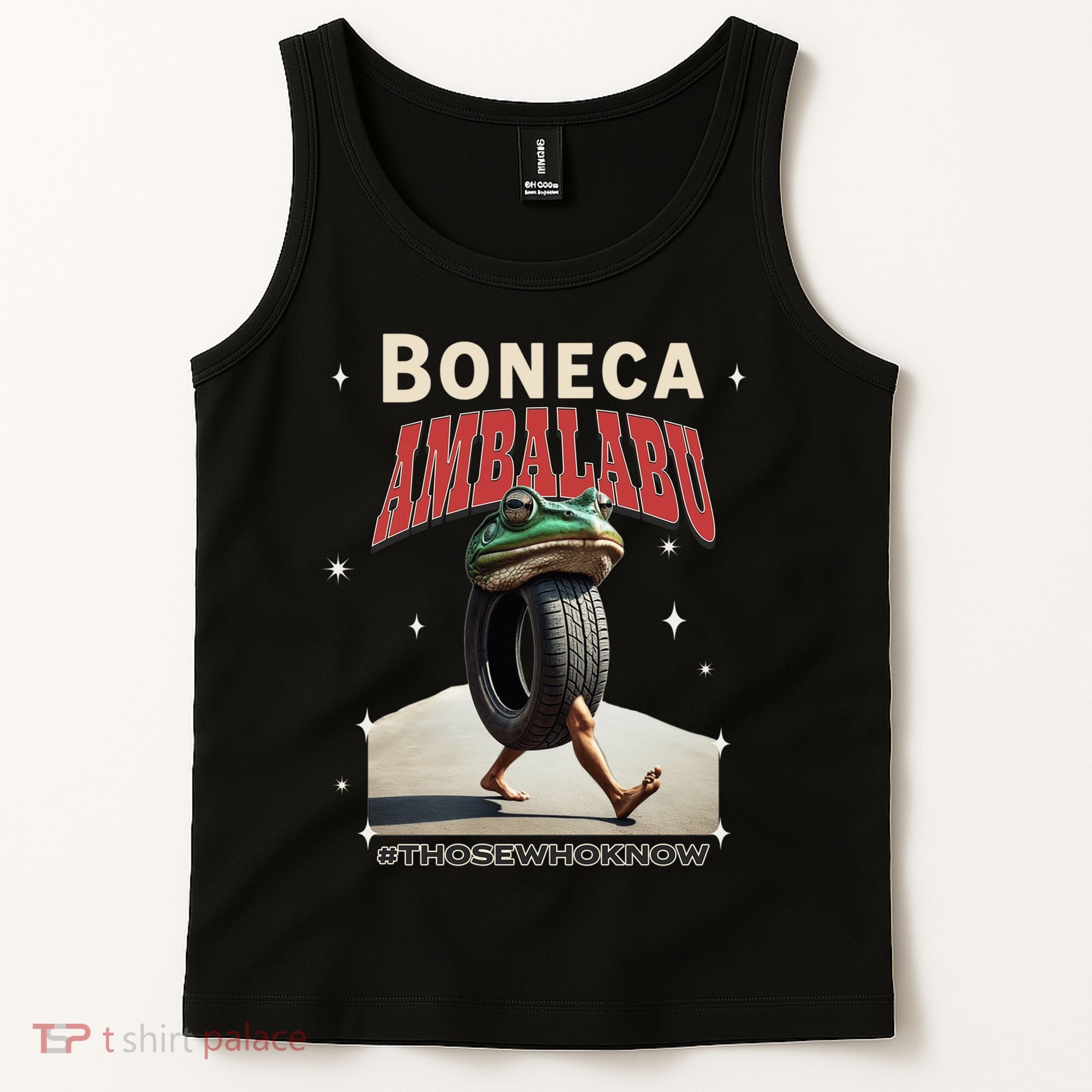 Boneca Ambalabu Italian Brainrot Meme Frog With Feet Bootleg Tank Top