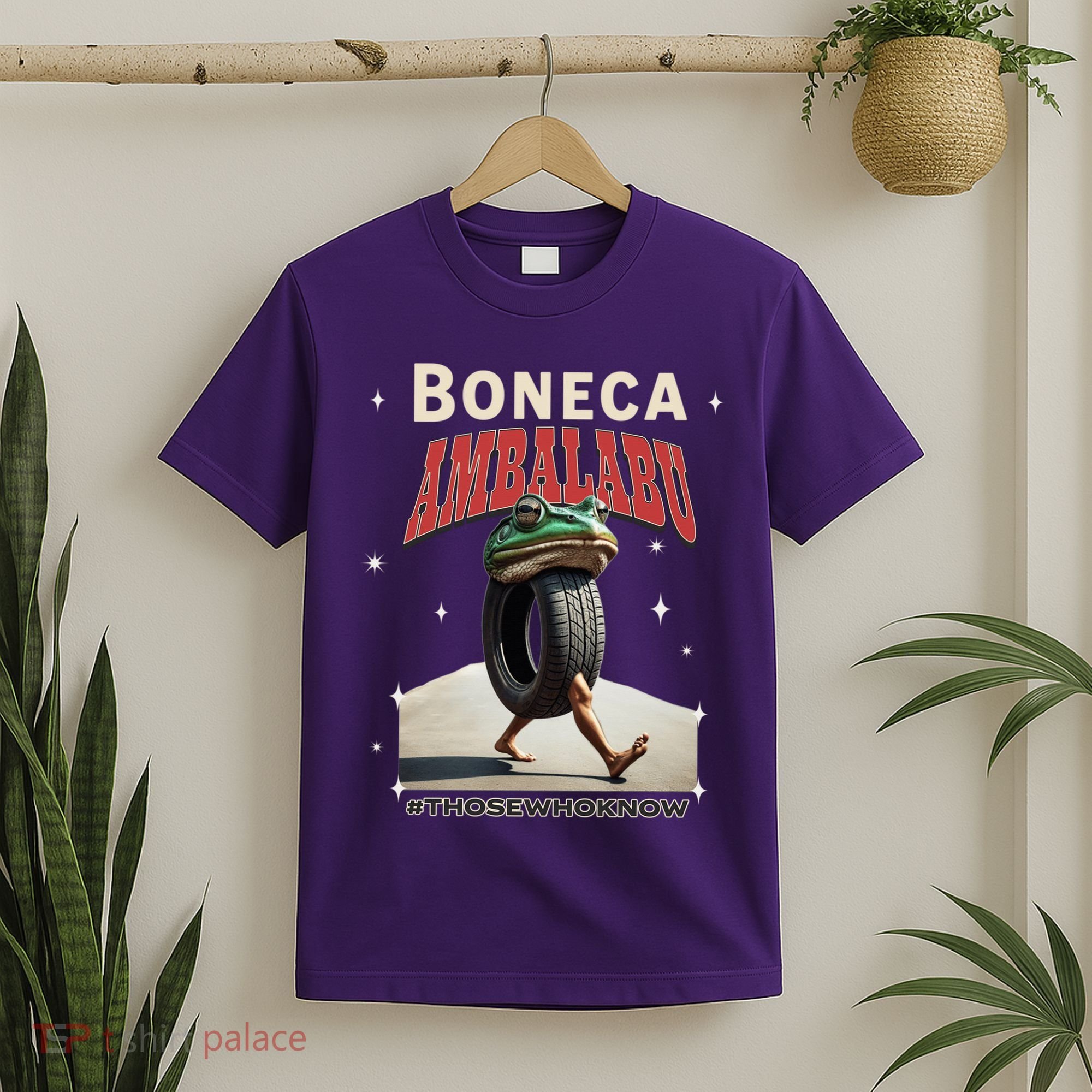 Boneca Ambalabu Italian Brainrot Meme Frog With Feet Bootleg T-Shirt