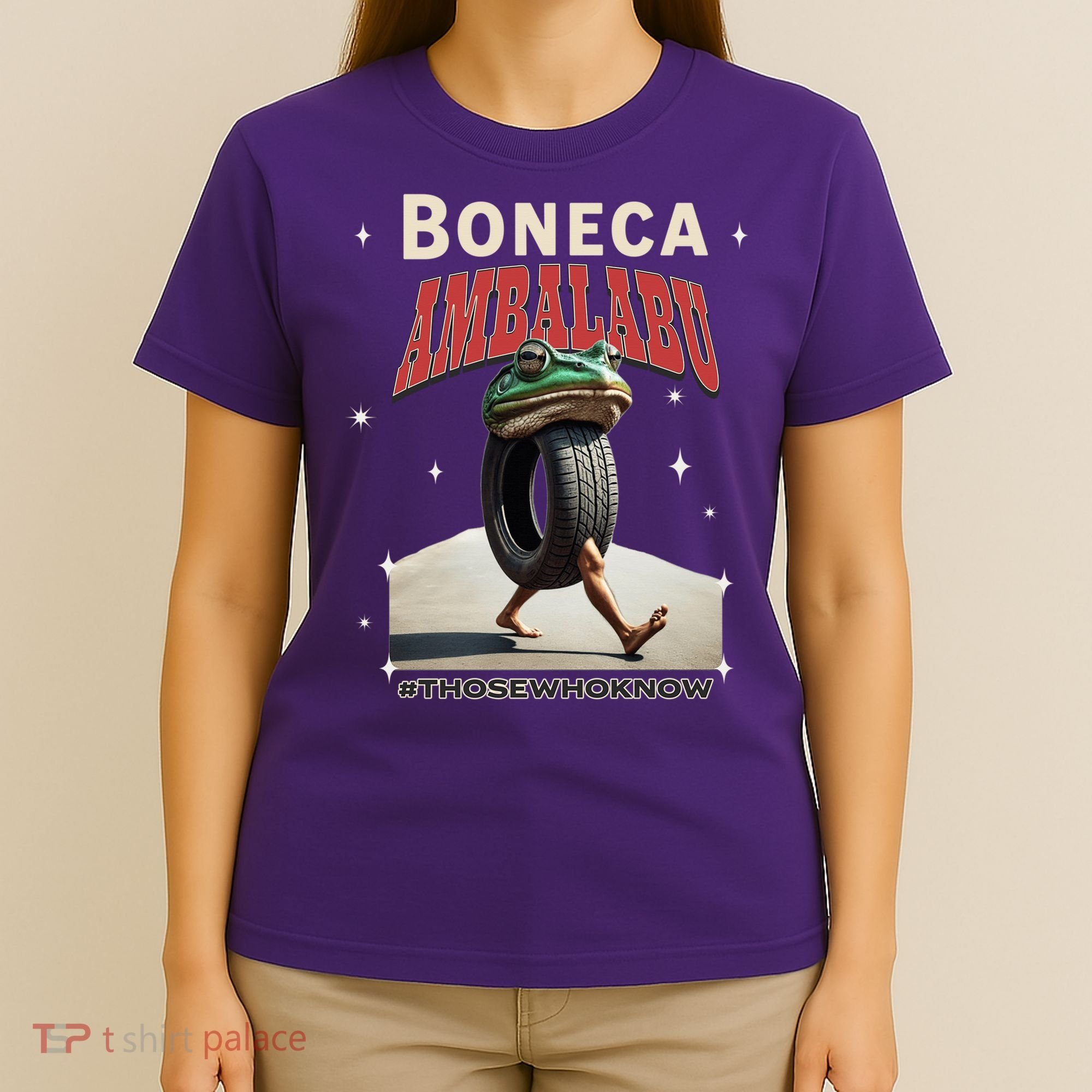 Boneca Ambalabu Italian Brainrot Meme Frog With Feet Bootleg T-Shirt