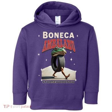 Boneca Ambalabu Italian Brainrot Meme Frog With Feet Bootleg Toddler Hoodie