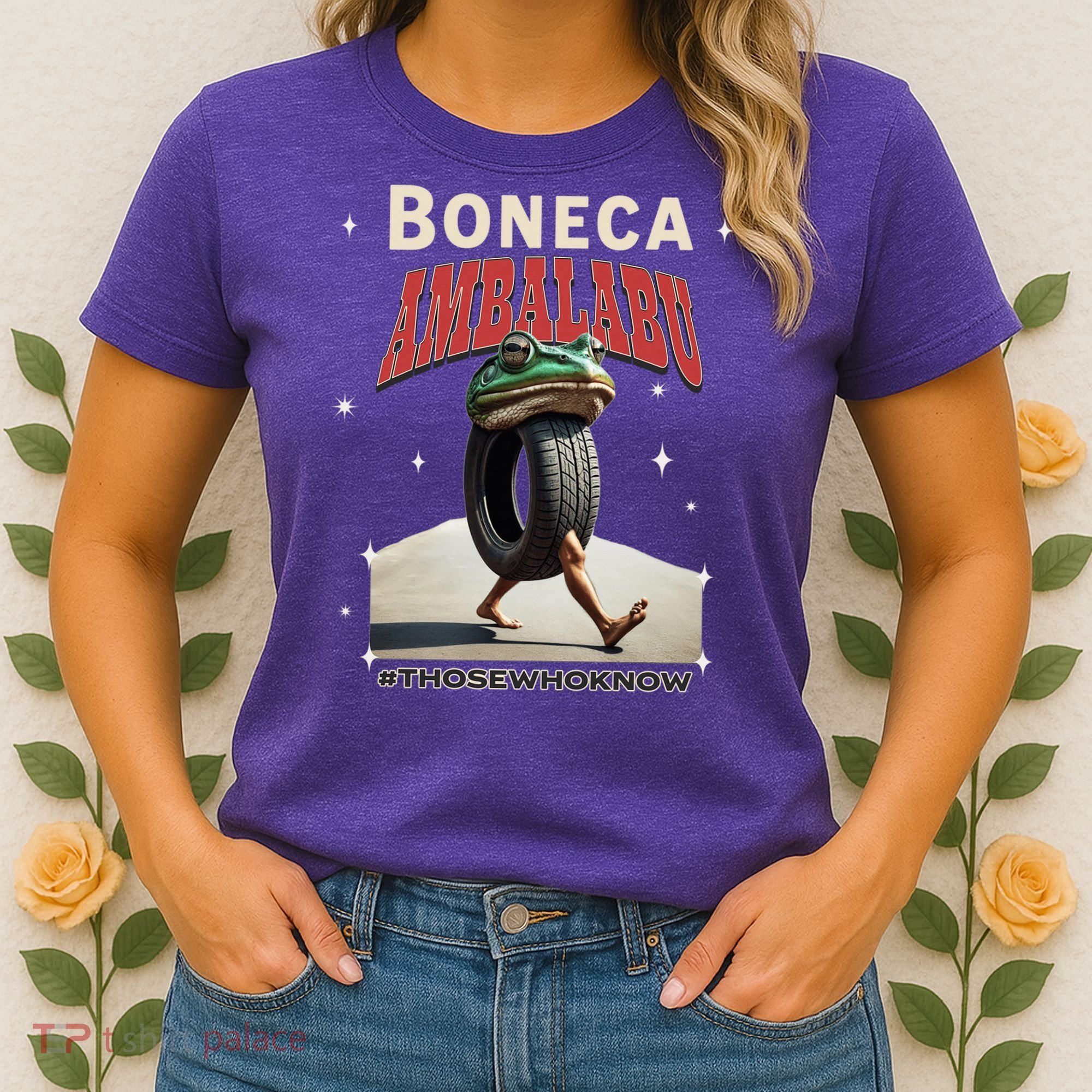Boneca Ambalabu Italian Brainrot Meme Frog With Feet Bootleg Women's T-Shirt