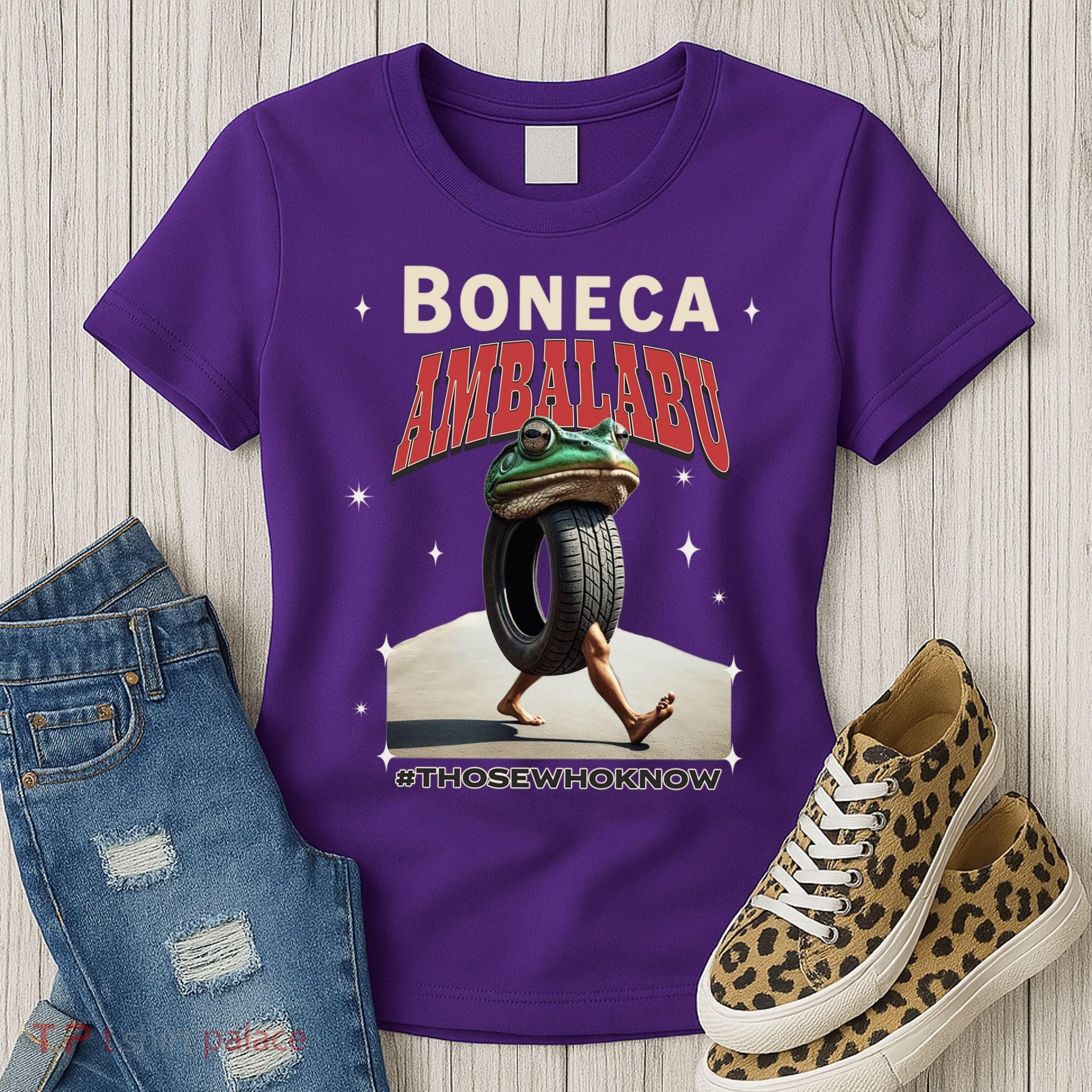 Boneca Ambalabu Italian Brainrot Meme Frog With Feet Bootleg Women's T-Shirt