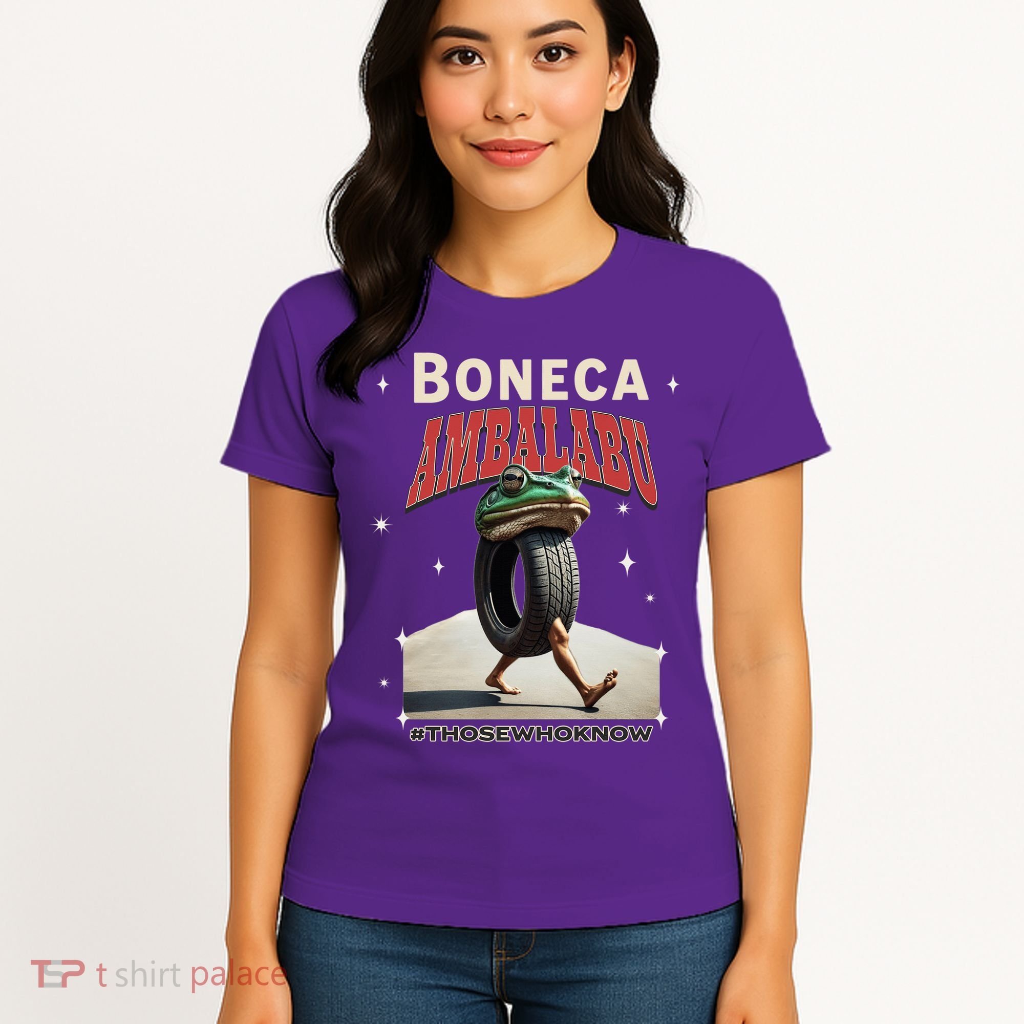 Boneca Ambalabu Italian Brainrot Meme Frog With Feet Bootleg Women's T-Shirt