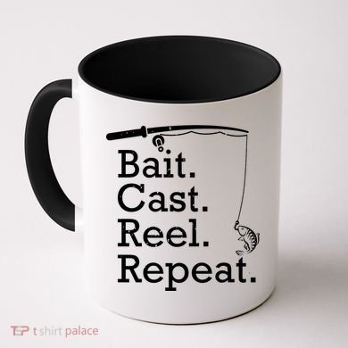 Bait Cast Reek Repeat Coffee Mug