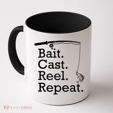 Bait Cast Reek Repeat Coffee Mug