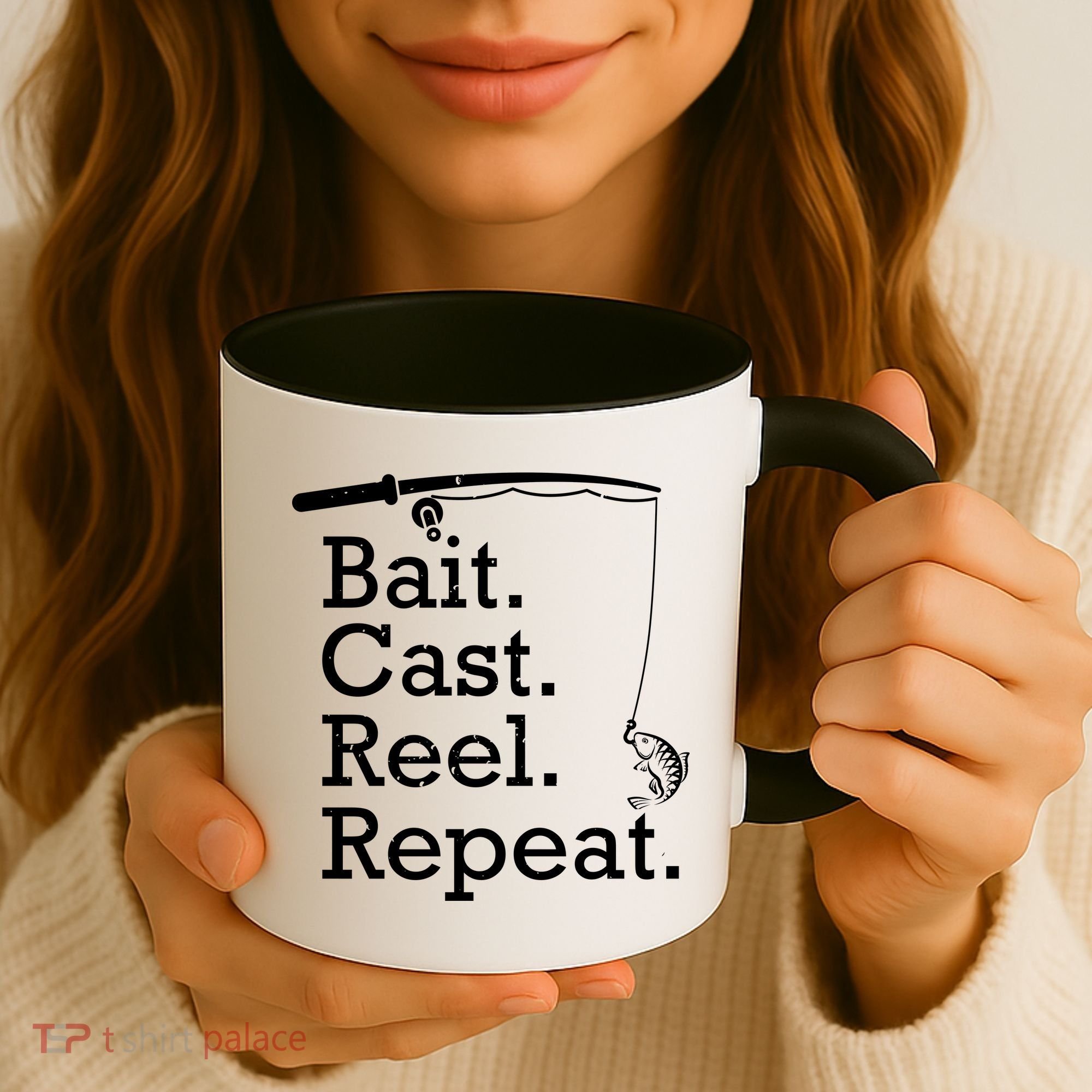 Bait Cast Reek Repeat Coffee Mug