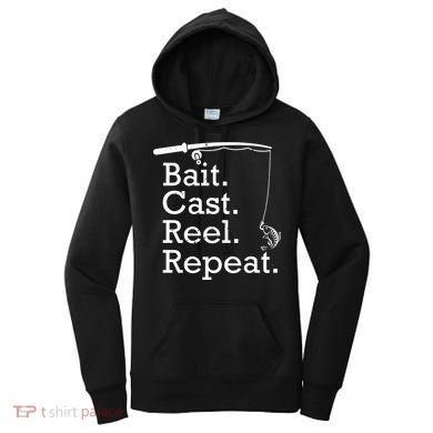 Bait Cast Reek Repeat Women's Hoodie
