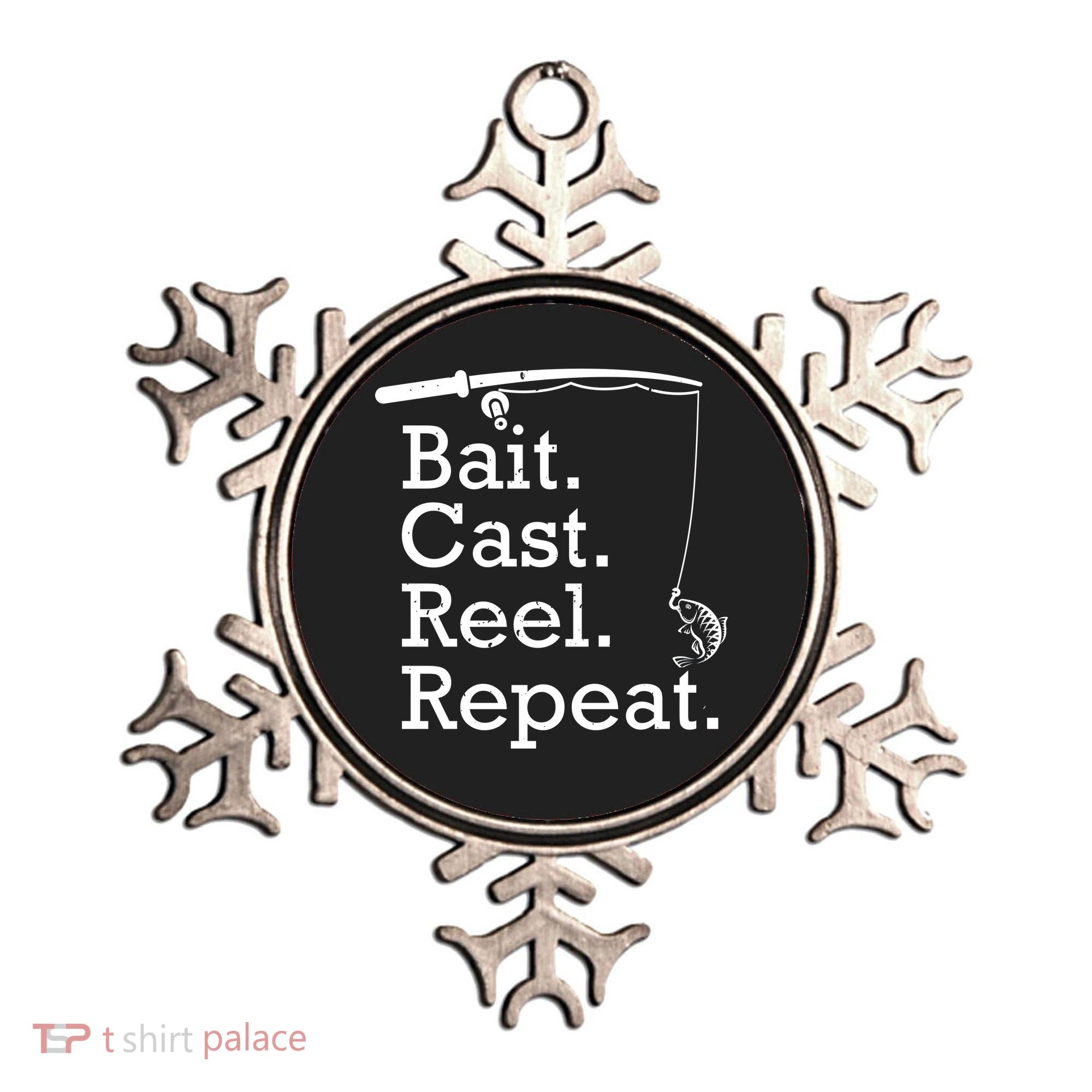 Bait Cast Reek Repeat Ornament