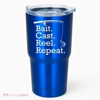 Bait Cast Reek Repeat Tumbler