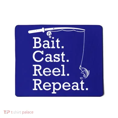 Bait Cast Reek Repeat Mousepad