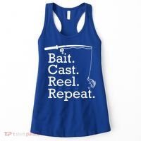 Bait Cast Reek Repeat Women's Tank Top thumb 0