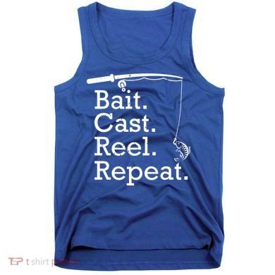 Bait Cast Reek Repeat Tank Top