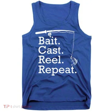 Bait Cast Reek Repeat Tank Top