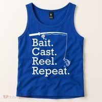 Bait Cast Reek Repeat Tank Top thumb 2